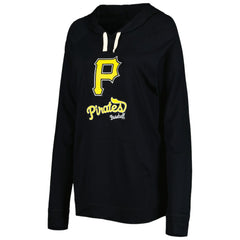 Pittsburgh Pirates Touch Women's Pre-Game Raglan Pullover Hoodie Black