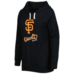 San Francisco Giants Touch Women's Pre-Game Raglan Pullover Hoodie Black