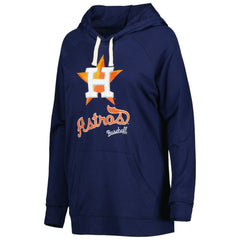 Houston Astros Touch Women's Pre-Game Raglan Pullover Hoodie Navy