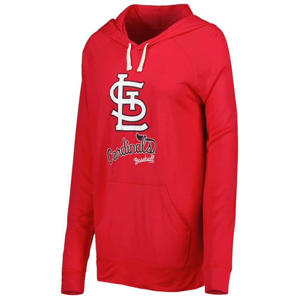 St. Louis Cardinals Touch Women's Pre-Game Raglan Pullover Hoodie Red