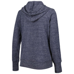 Milwaukee Brewers Touch Women's Training Camp Tri-Blend Lightweight Full-Zip Hoodie Navy