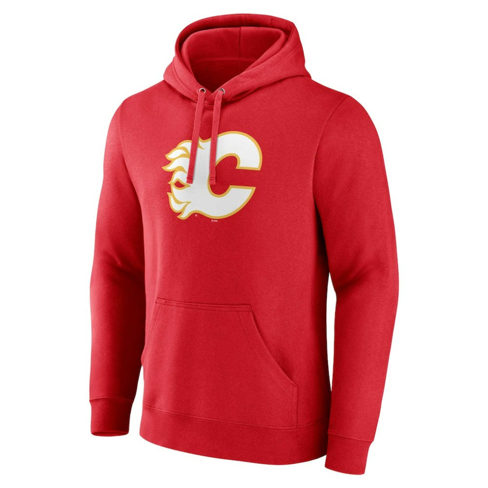 Calgary Flames Fanatics Primary Team Logo Pullover Hoodie Red