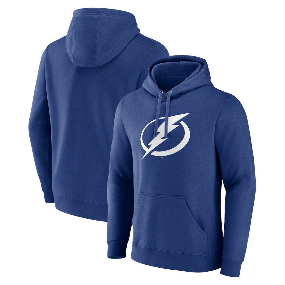 Tampa Bay Lightning Fanatics Primary Logo Pullover Hoodie Blue