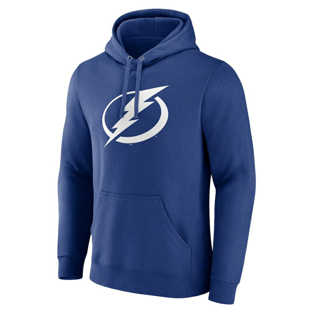 Tampa Bay Lightning Fanatics Primary Logo Pullover Hoodie Blue
