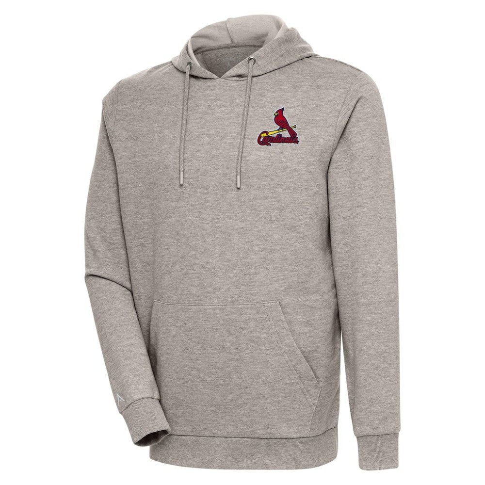 St. Louis Cardinals Antigua Action Pullover Hoodie Oatmeal
