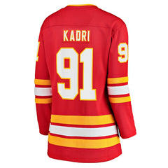 Nazem Kadri Calgary Flames Fanatics Women's Home Breakaway Player Jersey Red
