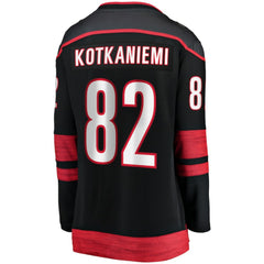 Jesperi Kotkaniemi Carolina Hurricanes Fanatics Women's Home Breakaway Player Jersey Black