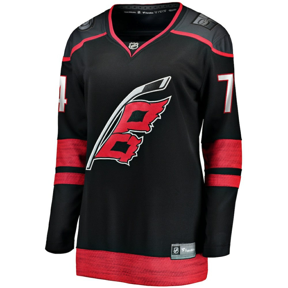 Jaccob Slavin Carolina Hurricanes Fanatics Women's Home Breakaway Player Jersey Black