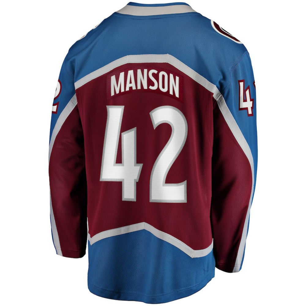 Josh Manson Colorado Avalanche Fanatics Home Breakaway Player Jersey Burgundy