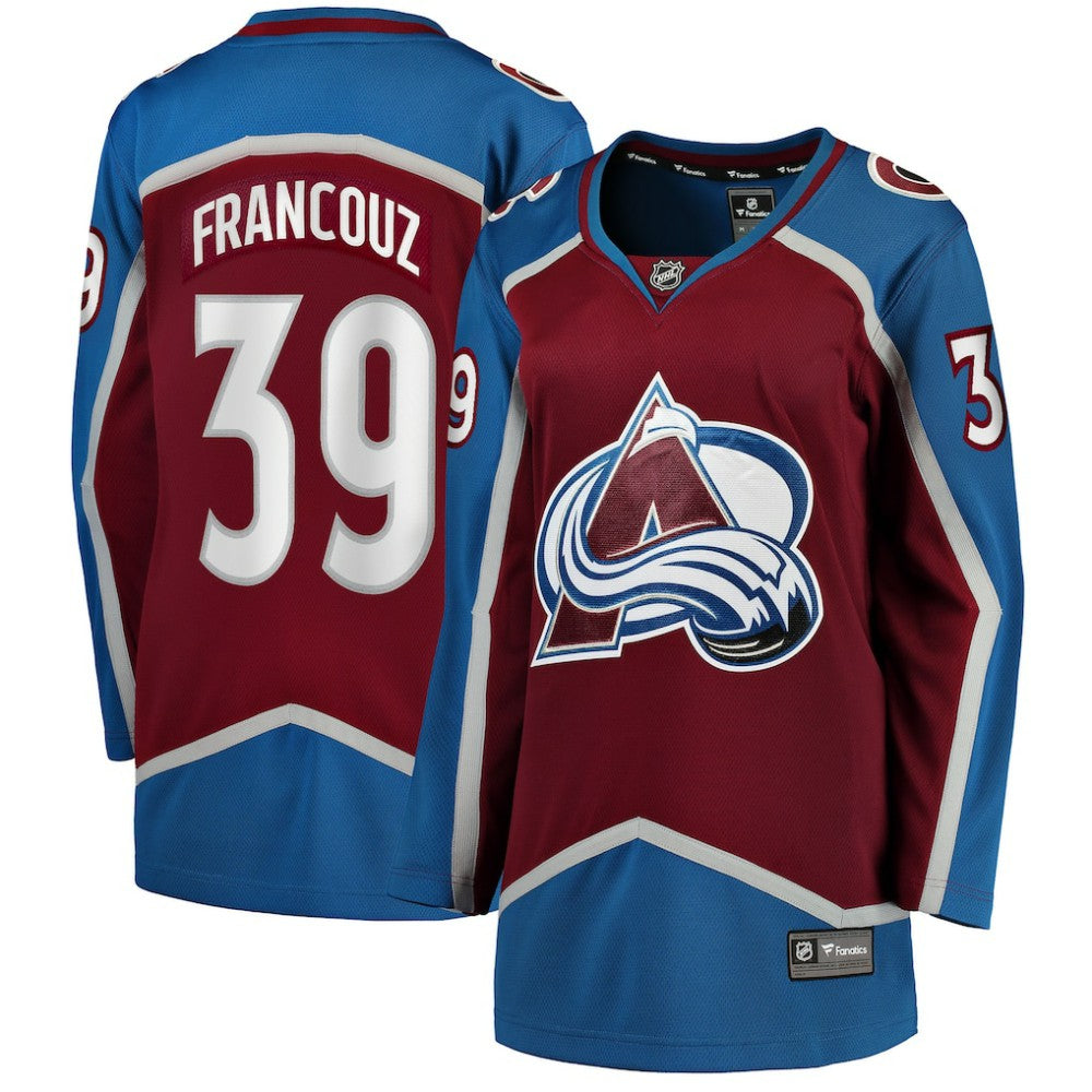 Pavel Francouz Colorado Avalanche Fanatics Women's Home Breakaway Player Jersey Burgundy