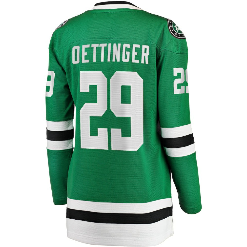Jake Oettinger Dallas Stars Fanatics Women's Home Breakaway Player Jersey Kelly Green