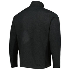 Philadelphia Flyers Antigua Course Quarter-Zip Jacket Heathered Black