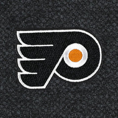 Philadelphia Flyers Antigua Course Quarter-Zip Jacket Heathered Black