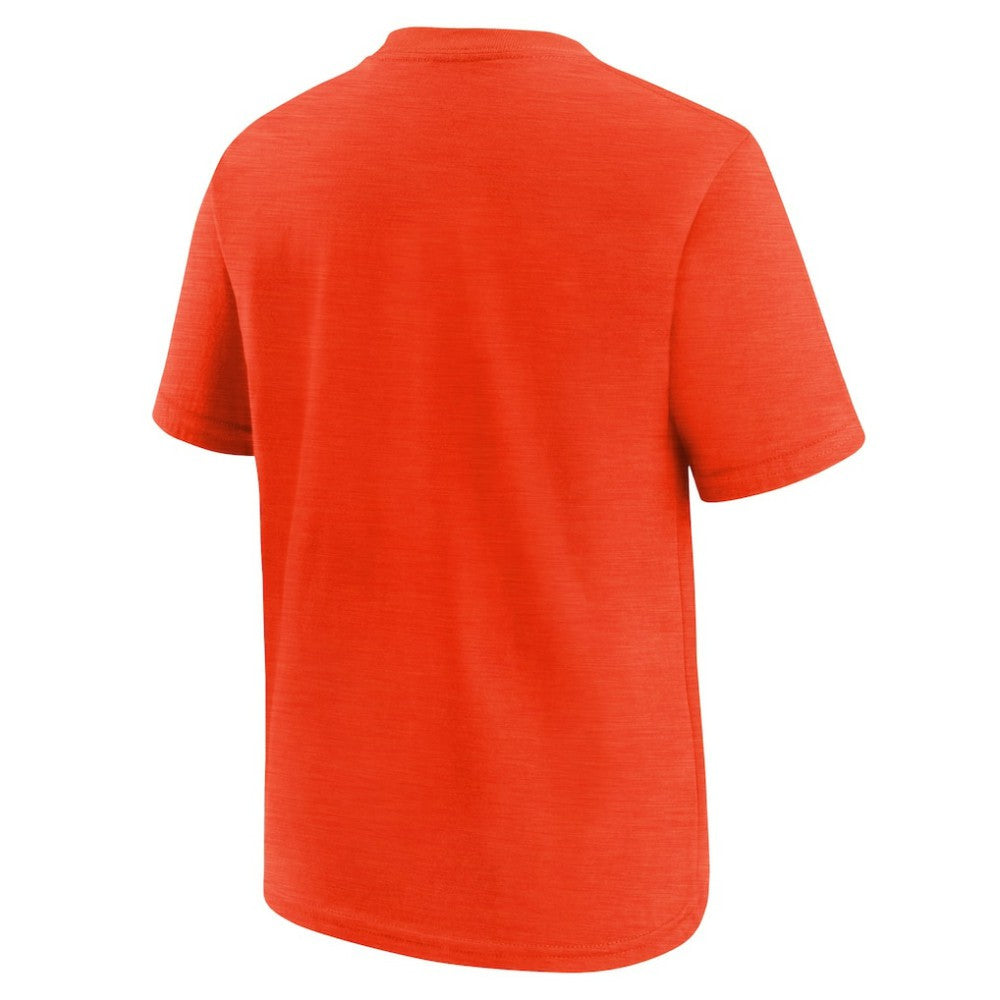 San Francisco Giants Youth Authentic Collection Early Work Tri-Blend T-Shirt Orange | Nike