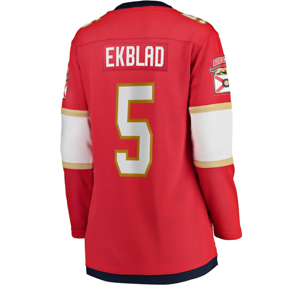 Aaron Ekblad Florida Panthers Fanatics Women's Home Team Breakaway Player Jersey Red