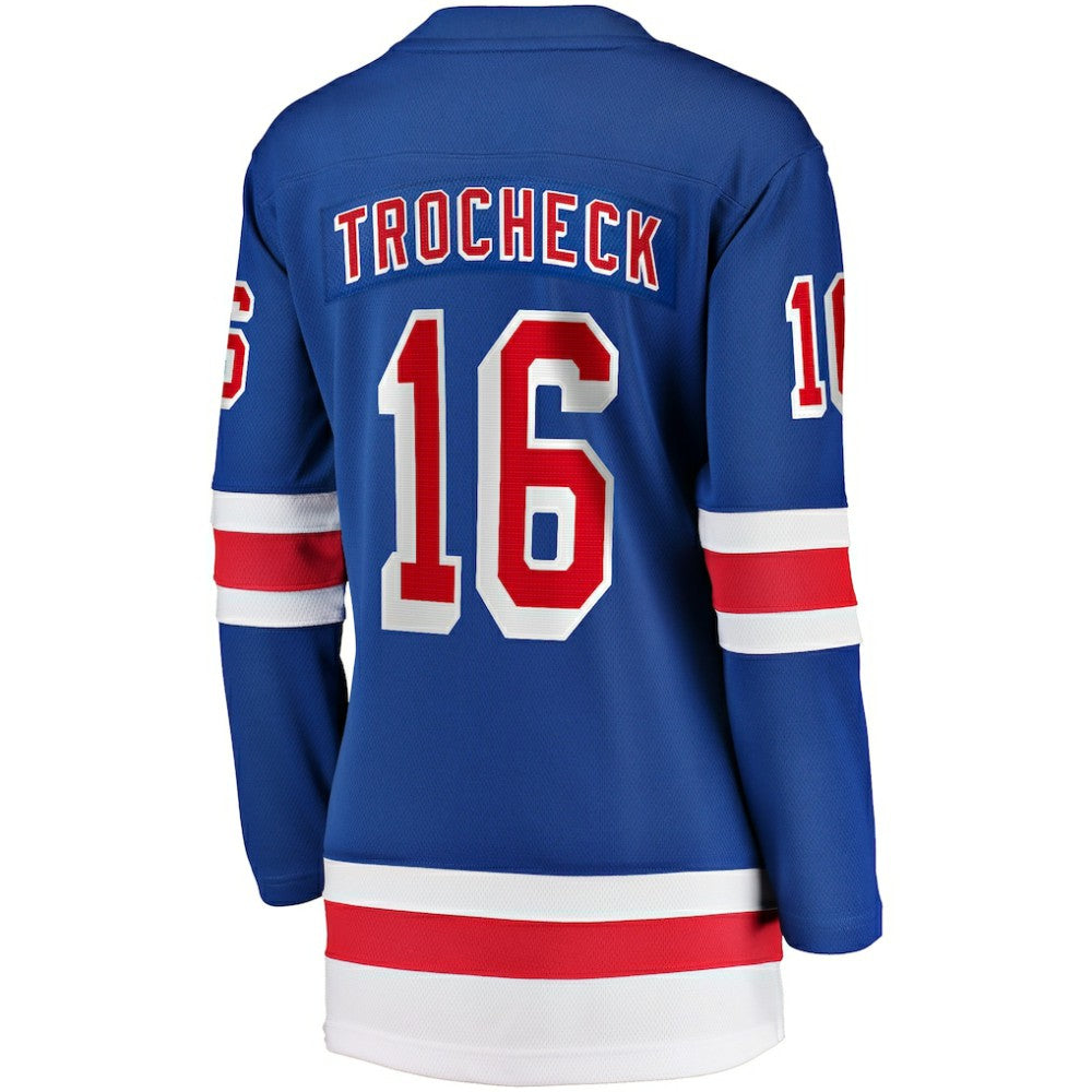 Vincent Trocheck New York Rangers Fanatics Women's Home Breakaway Player Jersey Blue