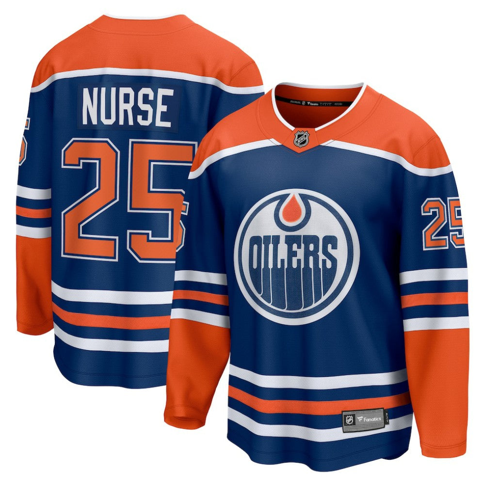 Darnell Nurse Edmonton Oilers Fanatics Home Breakaway Player Jersey Royal