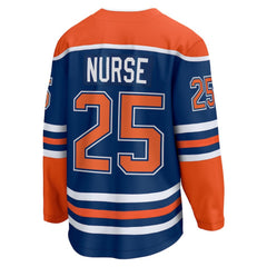 Darnell Nurse Edmonton Oilers Fanatics Home Breakaway Player Jersey Royal