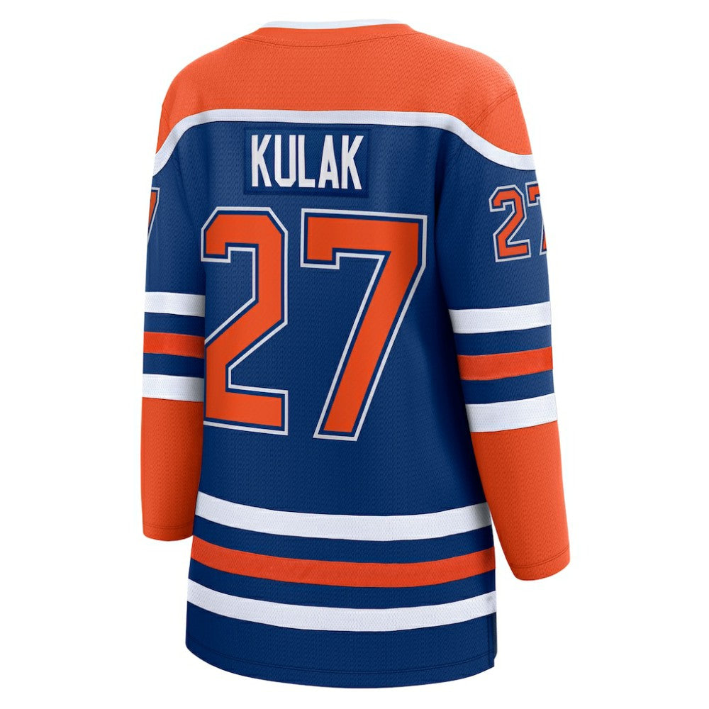 Brett Kulak Edmonton Oilers Fanatics Women's Home Breakaway Player Jersey Royal