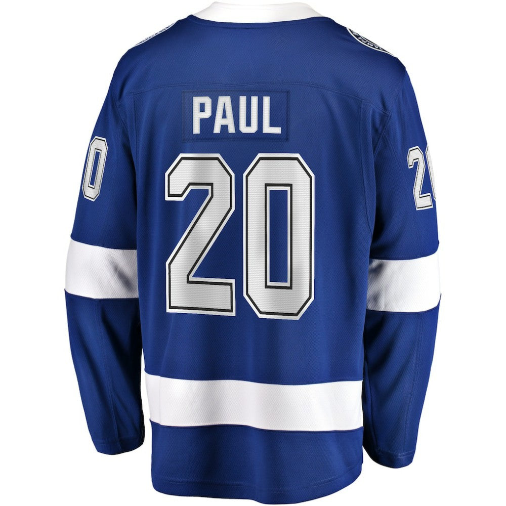 Nicholas Paul Tampa Bay Lightning Fanatics Home Breakaway Player Jersey Blue