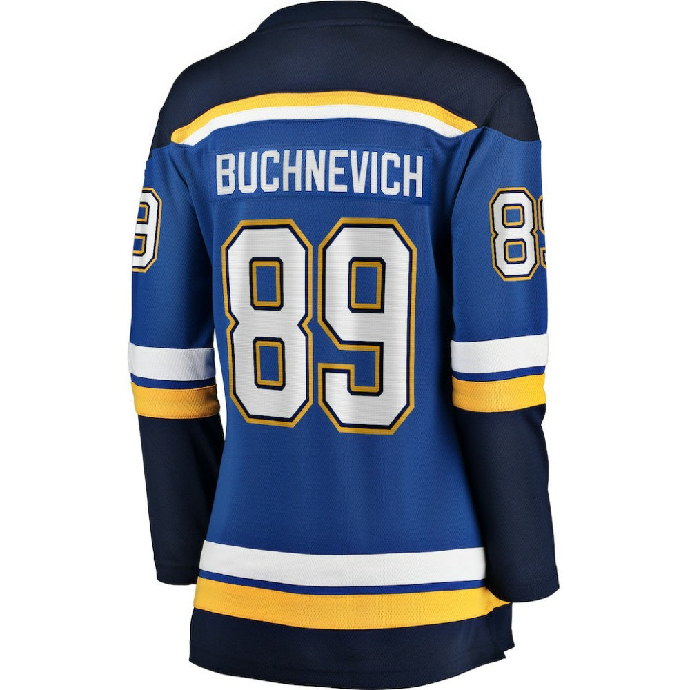 Pavel Buchnevich St. Louis Blues Fanatics Women's Home Breakaway Player Jersey Blue