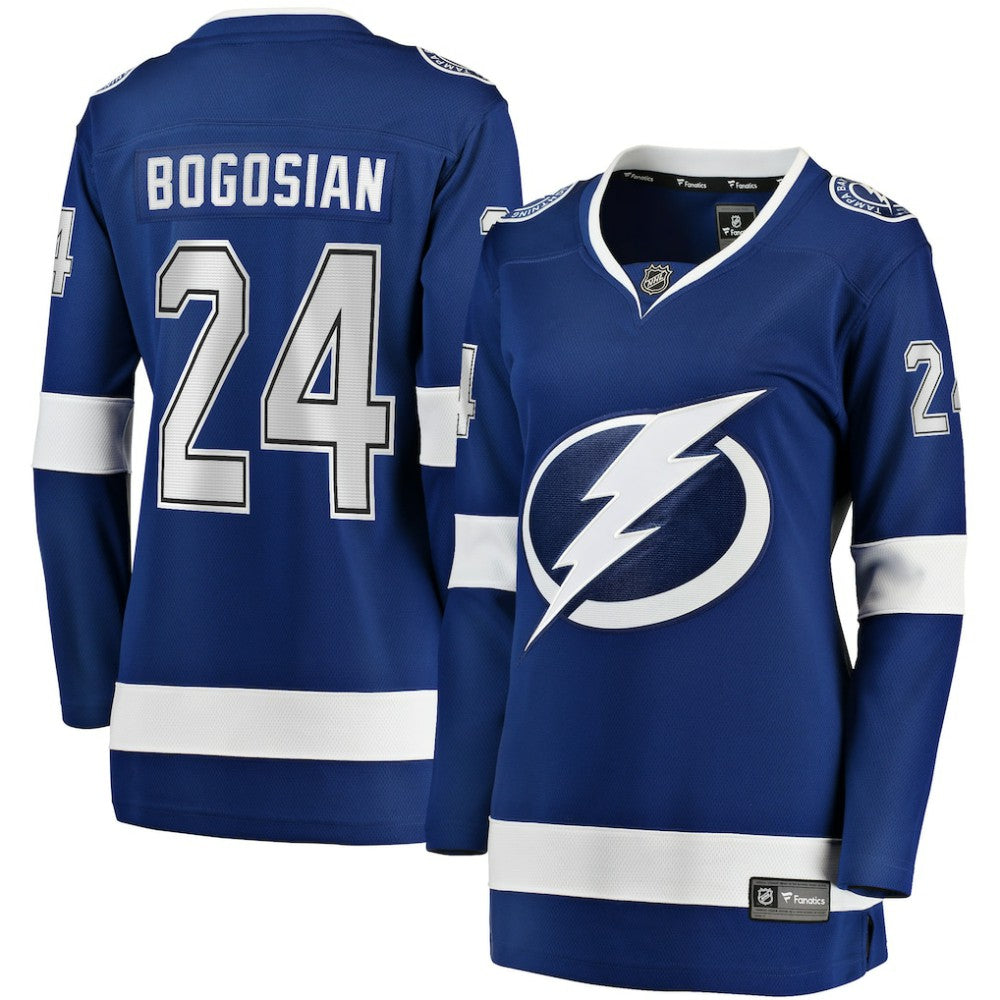 Zach Bogosian Tampa Bay Lightning Fanatics Women's Home Breakaway Player Jersey Blue