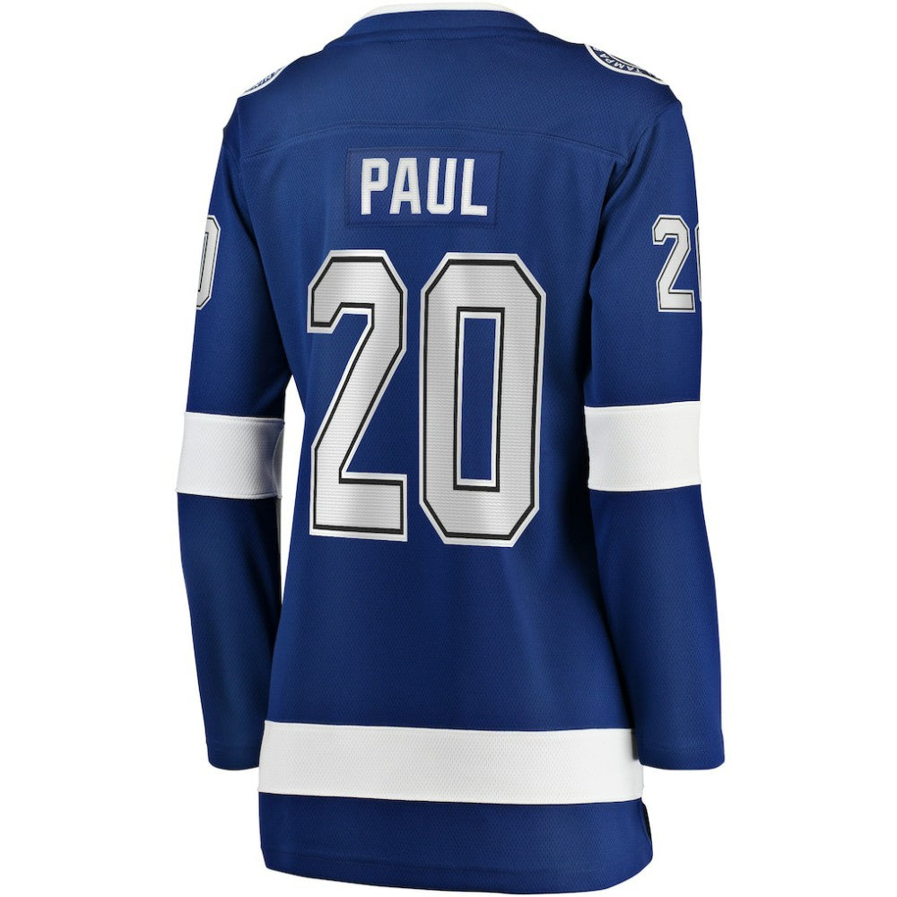 Nicholas Paul Tampa Bay Lightning Fanatics Women's Home Breakaway Player Jersey Blue