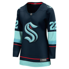 Oliver Bjorkstrand Seattle Kraken Fanatics Women's Home Breakaway Player Jersey Deep Sea Blue