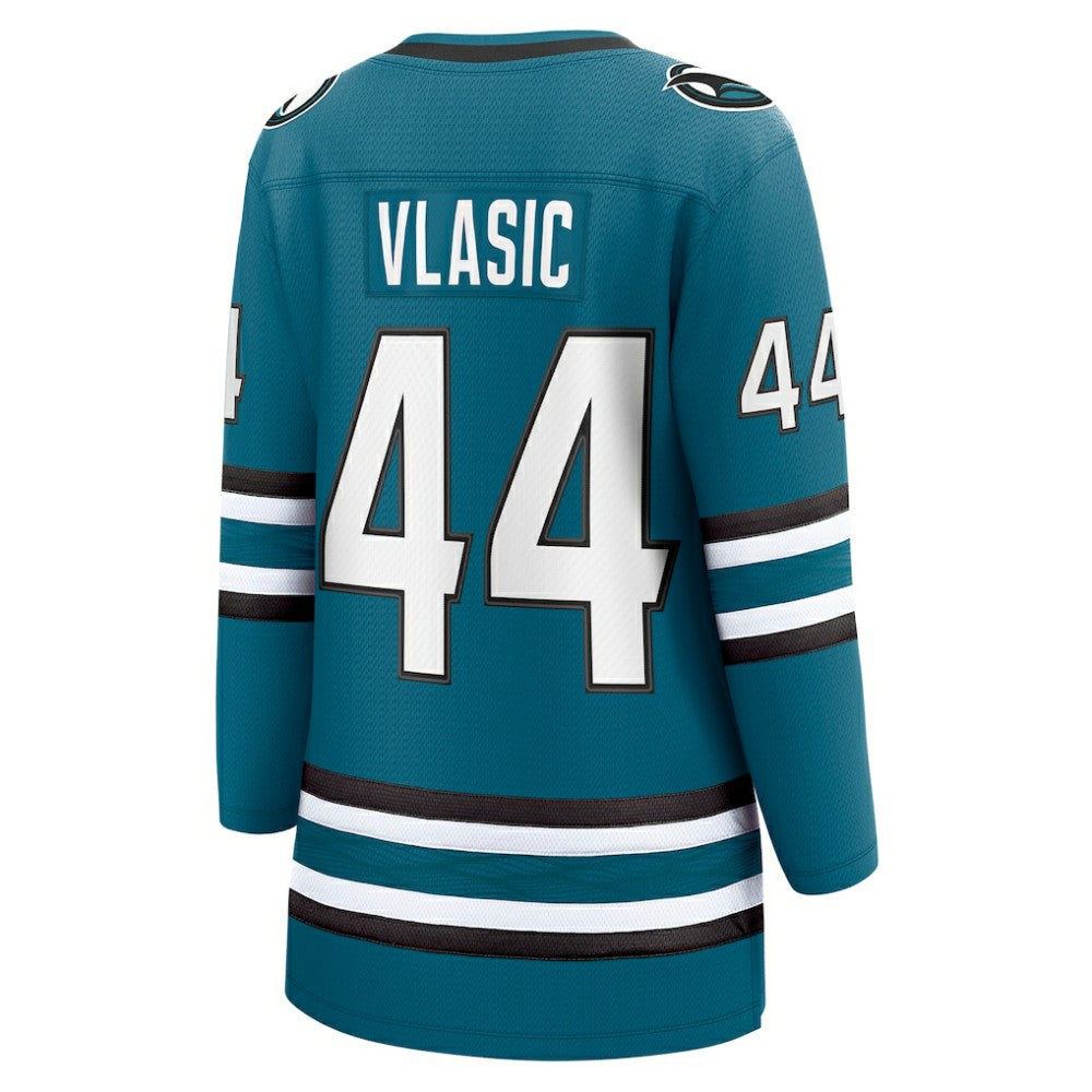 Marc-Edouard Vlasic San Jose Sharks Fanatics Women's Home Breakaway Player Jersey Teal