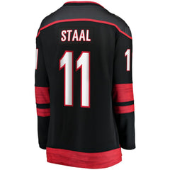 Jordan Staal Carolina Hurricanes Fanatics Women's Home Captain Patch Breakaway Player Jersey Black