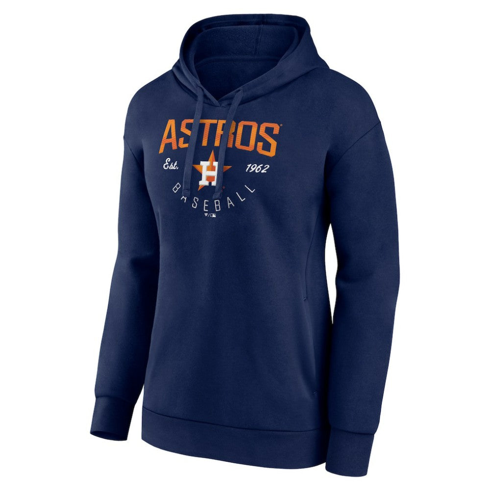 Houston Astros Women's Live For It Pullover Hoodie Navy