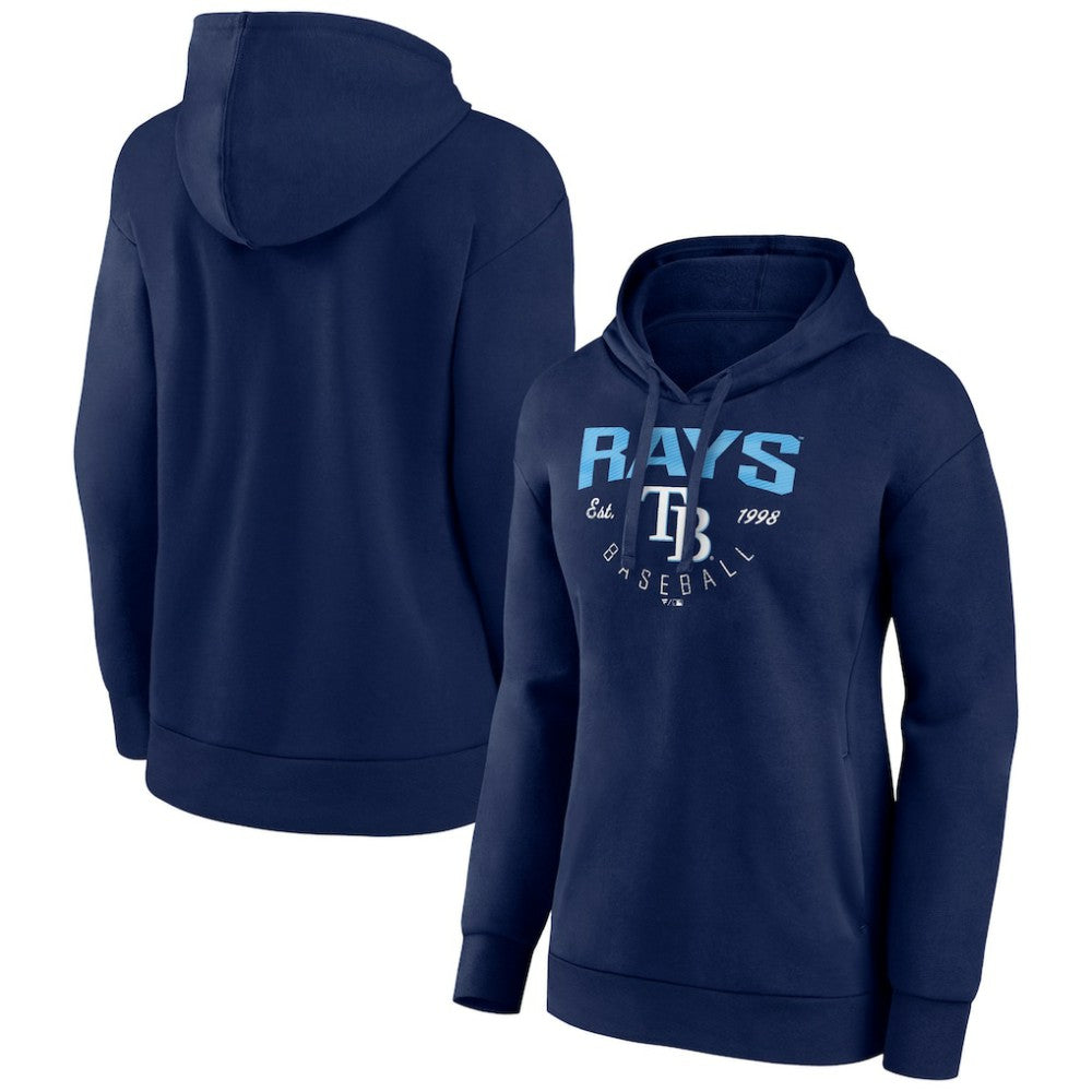 Tampa Bay Rays Women's Team Live For It Pullover Hoodie Navy