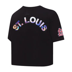 St. Louis Cardinals Pro Standard Women's Cityscape Boxy T-Shirt Black