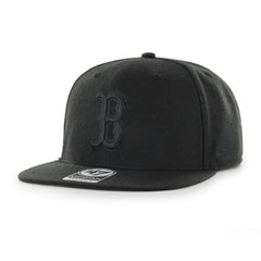 Boston Red Sox Primary Team Logo Snapback Adjustable Hat Black | 47 brand