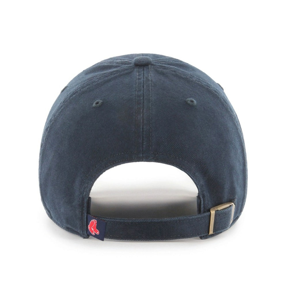 Boston Red Sox Primary Team Logo Clean Up Adjustable Hat Navy | 47 brand