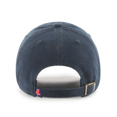 Boston Red Sox Primary Team Logo Clean Up Adjustable Hat Navy | 47 brand