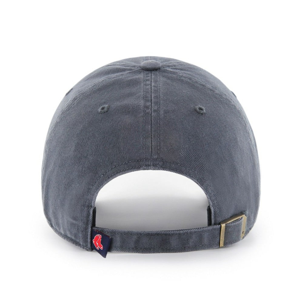 Boston Red Sox Primary Team Logo Clean Up Adjustable Hat Blue | 47 brand