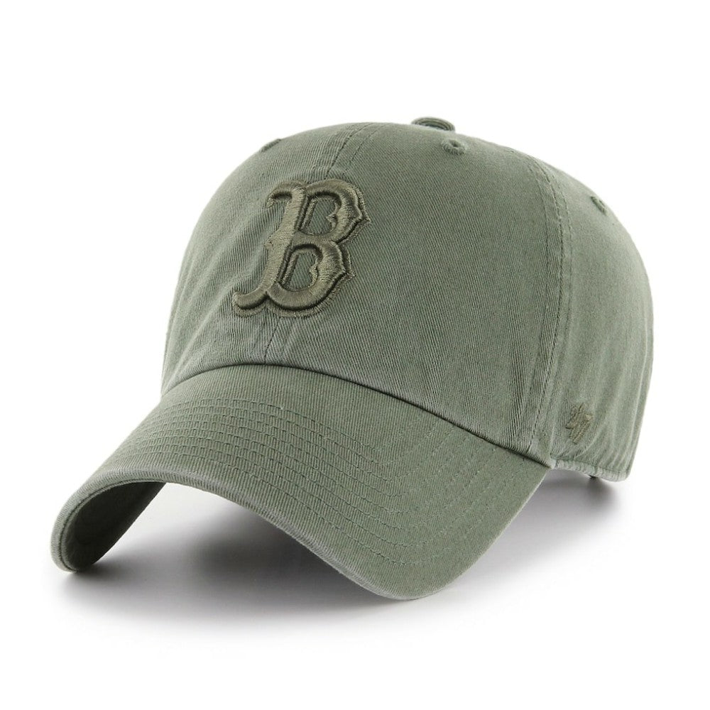 Boston Red Sox Women's Primary Team Logo Clean Up Adjustable Hat Green | 47 brand