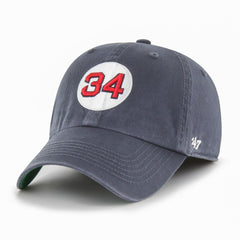 Boston Red Sox Primary Team Logo David Ortiz #34 Fitted Franchise Hat Blue | 47 brand