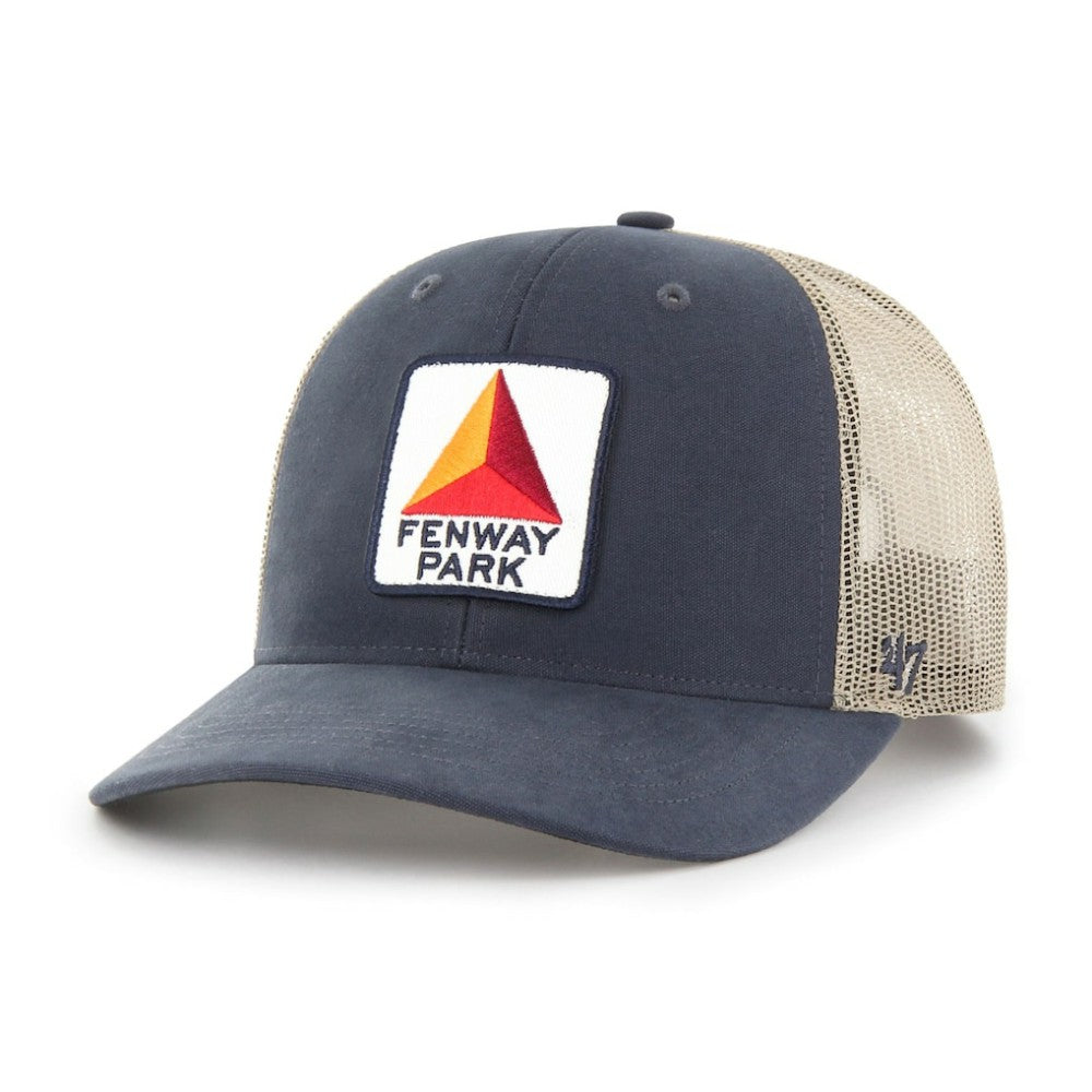 Boston Red Sox Primary Team Logo Citgo Trucker Snapback Hat Navy | 47 brand