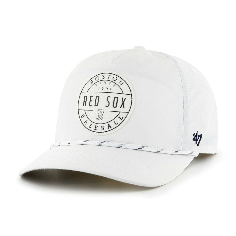 Boston Red Sox Primary Team Logo Suburbia Captain Snapback Hat White | 47 brand