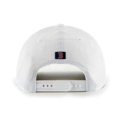 Boston Red Sox Primary Team Logo Suburbia Captain Snapback Hat White | 47 brand