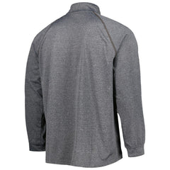 San Diego Padres Stitches Wordmark Raglan Quarter-Zip Top Heather Gray