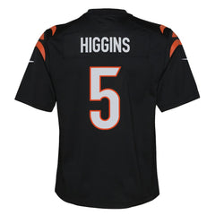 Tee Higgins Cincinnati Bengals Youth Game Jersey - Black