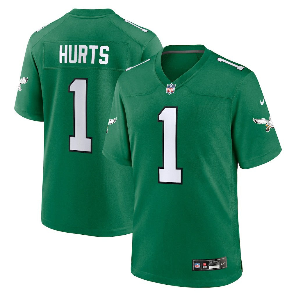 Jalen Hurts Philadelphia Eagles Youth Game Jersey - Kelly Green