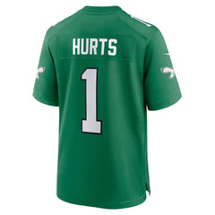 Jalen Hurts Philadelphia Eagles Youth Game Jersey - Kelly Green