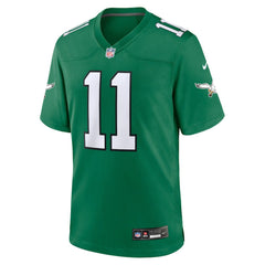 A.J. Brown Philadelphia Eagles Youth Game Jersey - Kelly Green