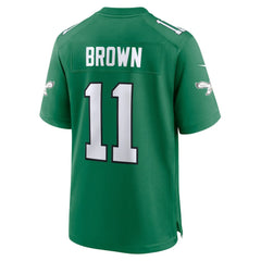 A.J. Brown Philadelphia Eagles Youth Game Jersey - Kelly Green