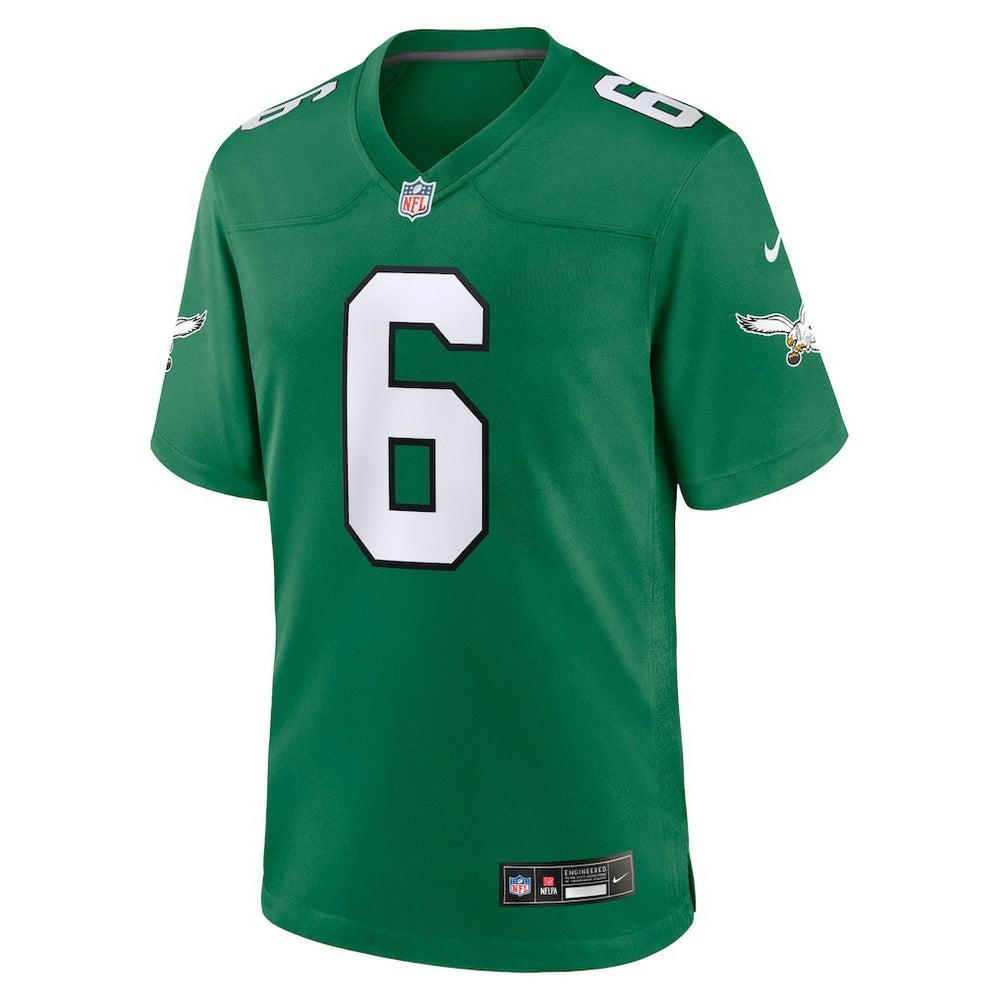 DeVonta Smith Philadelphia Eagles Youth Game Jersey - Kelly Green