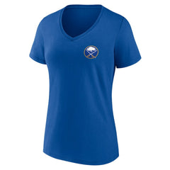 Buffalo Sabres Women's Territorial V-Neck T-Shirt Royal